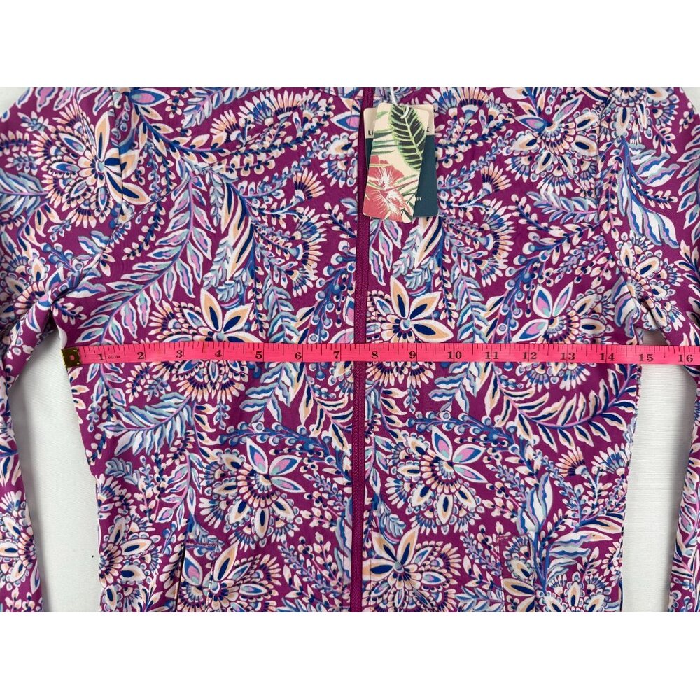 NWT Tommy Bahama Golf Tennis Jacket Womens XS Pickleball Full Zip Tropical Stret - Picture 6 of 7